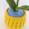 Personalized design hand-crocheted flower ornaments, colorful flowers for home decoration, high-end handcrafted handicraft gifts