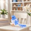 Cute blue bird home decorations, wool hand-crocheted items, desktop ornaments, handcrafted handicrafts, gifts for family and friends, family wedding desks, coffee shop decorations