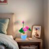 Hand-crocheted wool lotus and lotus leaf ornaments, crocheted wool artificial plants, hand-crocheted flowers, suitable for home rooms, dining tables, office decorations and birthday gifts for family and friends on anniversaries