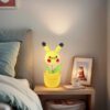 Cute little rabbit fashionable crochet flower ornament, small crochet flower potted artificial flower plant, suitable for office desk, home car dashboard, office decoration