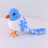 Cute blue bird home decorations, wool hand-crocheted items, desktop ornaments, handcrafted handicrafts, gifts for family and friends, family wedding desks, coffee shop decorations