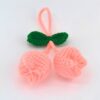 Pink Tulip Hand-crocheted Women's Bag Pendants and Children's Schoolbag Pendants