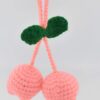 Pink Tulip Hand-crocheted Women's Bag Pendants and Children's Schoolbag Pendants