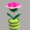 Crochet Table Decor Crochet Centerpiece For Dining Table Small Crochet Flower Arrangements