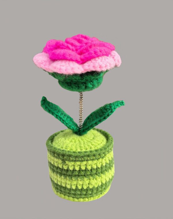 Crochet Table Decor Crochet Centerpiece For Dining Table Small Crochet Flower Arrangements