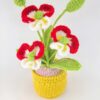 Best Crochet Flowers For Home Decor Custom Crochet Flower Bouquet Crochet Wedding Table Flowers