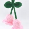 Pink Lily of the Valley Bag Hand-crocheted Wool Pendant Hand-crocheted Pendants