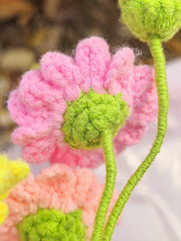 Best Crochet Flowers For Home Decor Handmade Crochet Gift Colorful Crochet Blooms
