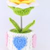Hand-Crocheted Rose Table Ornaments, Hand-Made Gifts, Crocheted Handicrafts, Fashion Home Decorations