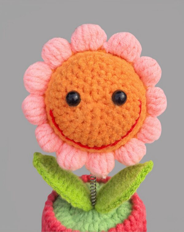 Custom Crochet Flower Bouquet Crochet Table Decor Handmade Crochet Flowers