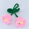 Pink Lily of the Valley Bag Hand-crocheted Wool Pendant Hand-crocheted Pendants