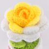Hand-Crocheted Rose Table Ornaments, Hand-Made Gifts, Crocheted Handicrafts, Fashion Home Decorations