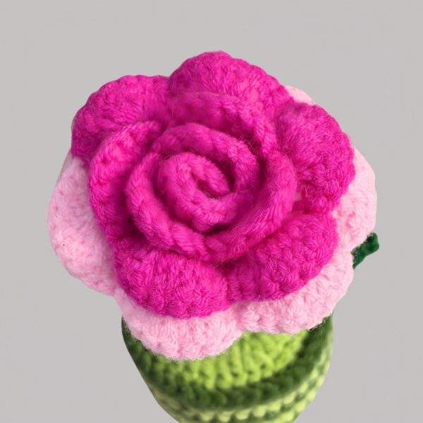 Crochet Table Decor Crochet Centerpiece For Dining Table Small Crochet Flower Arrangements