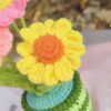 Best Crochet Flowers For Home Decor Handmade Crochet Gift Colorful Crochet Blooms