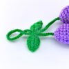 Purple Lily of the Valley Wool Crochet Pendants Handmade Crochet Hanging Decor
