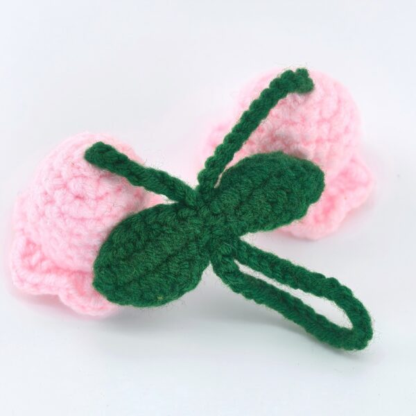 Pink Lily of the Valley Bag Hand-crocheted Wool Pendant Hand-crocheted Pendants