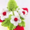 artificial crochet flowers crochet centerpiece for dining table eco-friendly crochet flowers