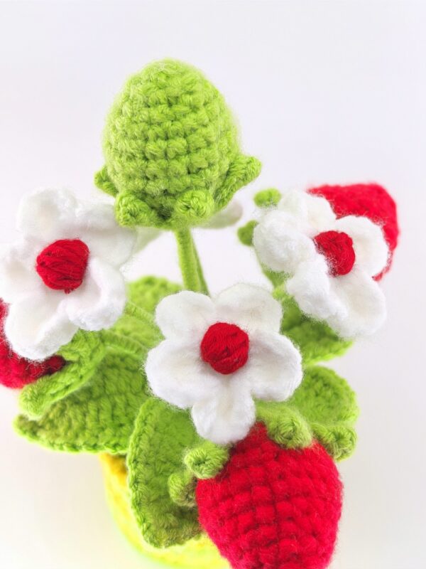 artificial crochet flowers crochet centerpiece for dining table eco-friendly crochet flowers