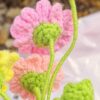 Best Crochet Flowers For Home Decor Handmade Crochet Gift Colorful Crochet Blooms