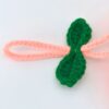 Pink Tulip Hand-crocheted Women's Bag Pendants and Children's Schoolbag Pendants