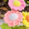 Best Crochet Flowers For Home Decor Handmade Crochet Gift Colorful Crochet Blooms