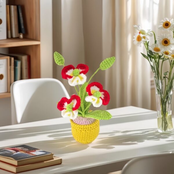 Best Crochet Flowers For Home Decor Custom Crochet Flower Bouquet Crochet Wedding Table Flowers