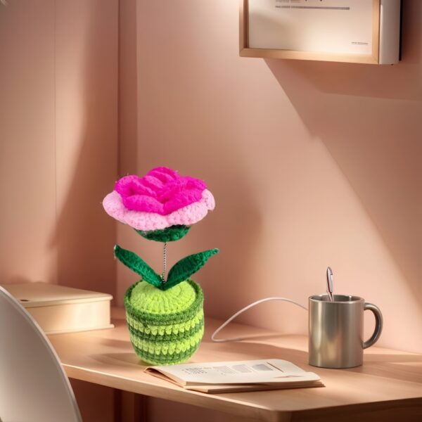 Crochet Table Decor Crochet Centerpiece For Dining Table Small Crochet Flower Arrangements