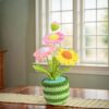Best Crochet Flowers For Home Decor Handmade Crochet Gift Colorful Crochet Blooms