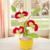 Best Crochet Flowers For Home Decor Custom Crochet Flower Bouquet Crochet Wedding Table Flowers