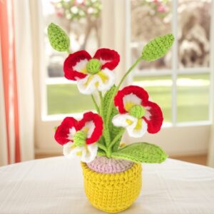 Best Crochet Flowers For Home Decor Custom Crochet Flower Bouquet Crochet Wedding Table Flowers